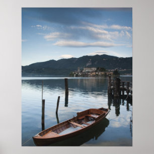 Italië, provincie Novara, Orta San Giulio. Isola Poster
