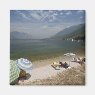 Italië, provincie Verona, Brenzone. Meer Garda Magneet
