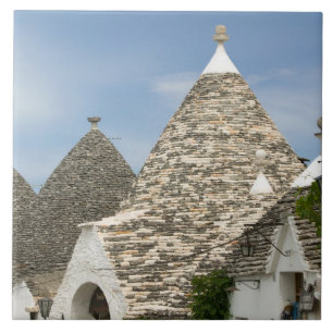 Italië, Puglia, Alberobello, Terra dei Trulli, Tegeltje