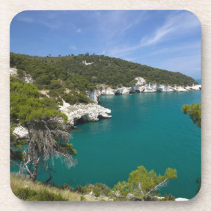 Italië, Puglia, Promontorio del Gargano, Testa Bier Onderzetter