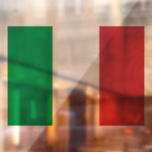 Italië Raambord, Cling, Italiaanse vlag Raamsticker (Vel 2)
