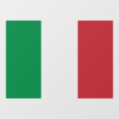 Italië Raambord, Cling, Italiaanse vlag Raamsticker (Vel)