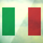 Italië Raambord, Cling, Italiaanse vlag Raamsticker (Vel 3)