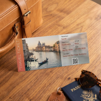 Italië Reis Verrassingsinstapkaart Voor Reizen Kaart