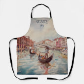 Italië Reis - waterverf VENICE souvenir Schort (Voorkant)