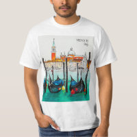 Italië Reis - waterverf VENICE souvenir