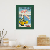  Italië reisbureau Poster (Keuken)