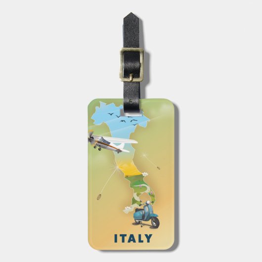Italië Reisposter Bagagelabel (Voorkant verticaal)