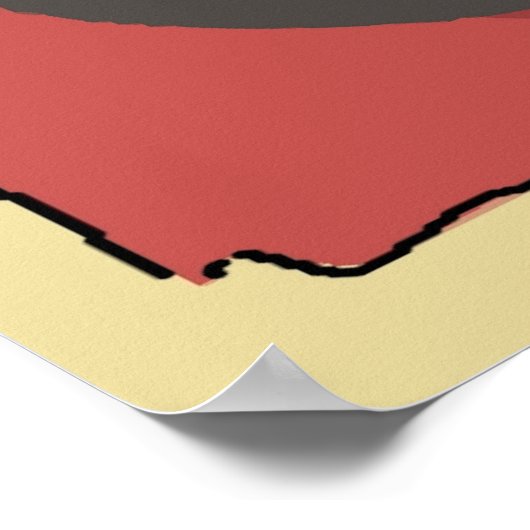 Italië, reisposter poster (Hoek)