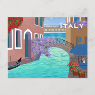 Italië reistoerisme in het buitenland briefkaart