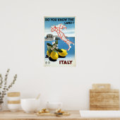 Italië reizen Poster (Keuken)