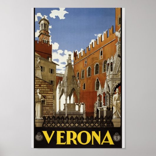  Italië reizen Poster (Voorkant)