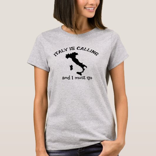 Italië roept Design T-Shirt (Voorkant)