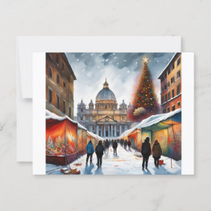 Italië, Rome - Kerst Kaart, Winter 004 Briefkaart