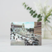 Italië, Rome, Piazza Venezia Briefkaart (Staand voorkant)