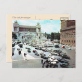 Italië, Rome, Piazza Venezia Briefkaart (Voorkant / Achterkant)