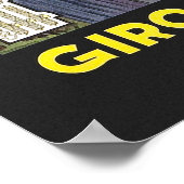 Italie Rome Poster Vintage voyage restauré (Coin)