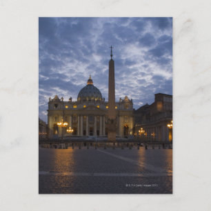 Italië, Rome, Vaticaanstad, St. Peter's Basilica Briefkaart