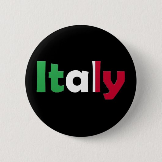 Italië Ronde Button 5,7 Cm (Voorkant)