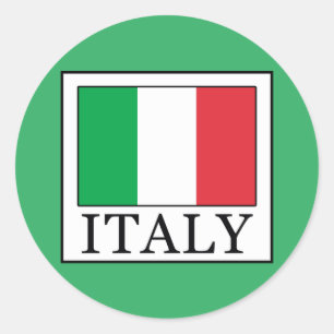 Italië Ronde Sticker