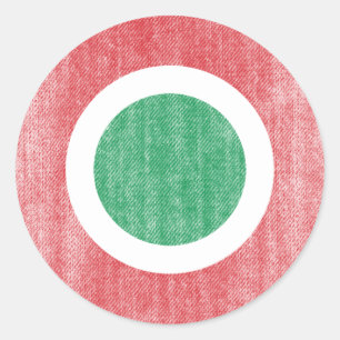 ITALIË RONDE STICKER