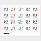 Italië Ronde Sticker (Vel)