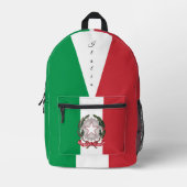 Italie, sac à dos rouge / vert, drapeau italien (Recto)
