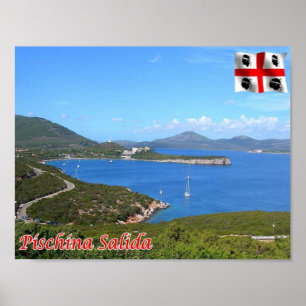 Italië - Sardinië - Alghero - Poster