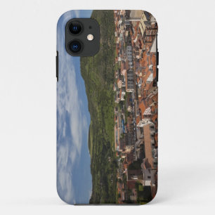 Italië, Sardinië, Bosa. Gezicht op de stad vanaf C iPhone 11 Hoesje