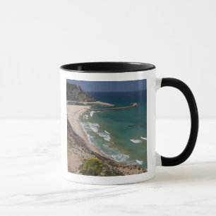 Italië, Sardinië, Buggerru. Buggerru strand en Mok