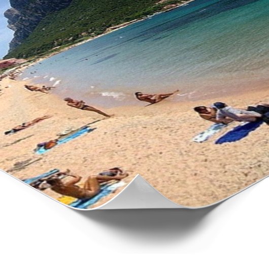 Italië - Sardinië - Olbia - Poster (Hoek)