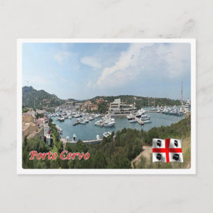 Italië - Sardinië - Porto Cervo - Harbour - Briefkaart