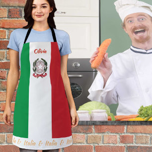 Italië schort, Italië, Italiaans vlaggenkok keuken Schort