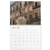 Italie Sicile Sicilia Calendrier esthétique du mur (Mar 2026)