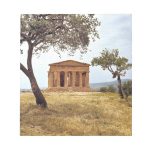 Italië, Sicilië, Agrigento. De ruïnes van de 2 Notitieblok
