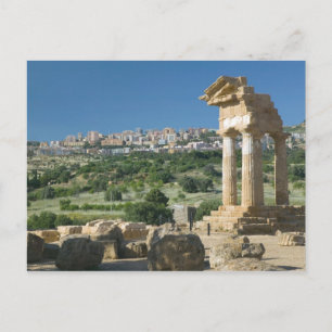 Italië, Sicilië, Agrigento, La Valle dei Templi, Briefkaart