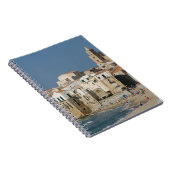 Italië, Sicilië, Cefalu, Uitzicht met Duomo uit Notitieboek (Rechterzijde)