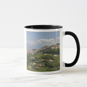 Italië, Sicilië, Enna, Calascibetta, ochtendbeeld Mok