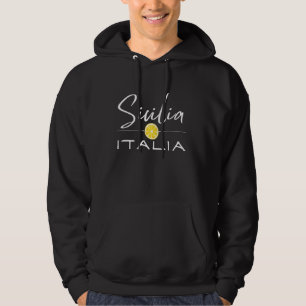 Italië Sicilië Lemon Souvenir Sicilië Hoodie