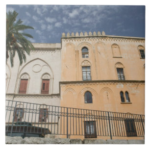 Italië, Sicilië, Palermo, Palazzo dei Normanni Tegeltje