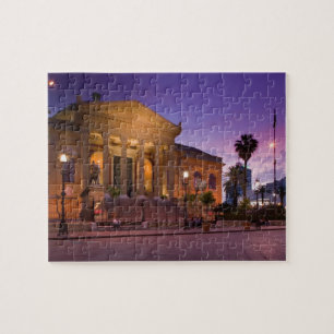 Italië, Sicilië, Palermo, Teatro Massimo Opera Legpuzzel