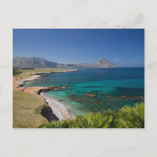 Italië, Sicilië, San Vito Lo Capo, Uitzicht over G Briefkaart