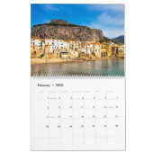 Italië Sicilië Sicilië Esthetische Muur Kalender (Feb 2026)