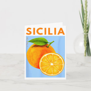 Italië Sicilië souvenir_Sicilië Kaart
