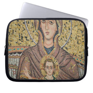 ITALIË, Sicilië, TAORMINA: Corso Umberto 1, Mozaïe Laptop Sleeve