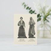 Italië, Sicilië, traditioneel kostuum Briefkaart (Staand voorkant)