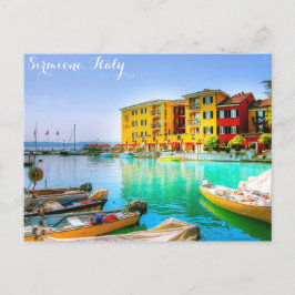 Italië Sirmione Lake Garda Waterfront Briefkaart