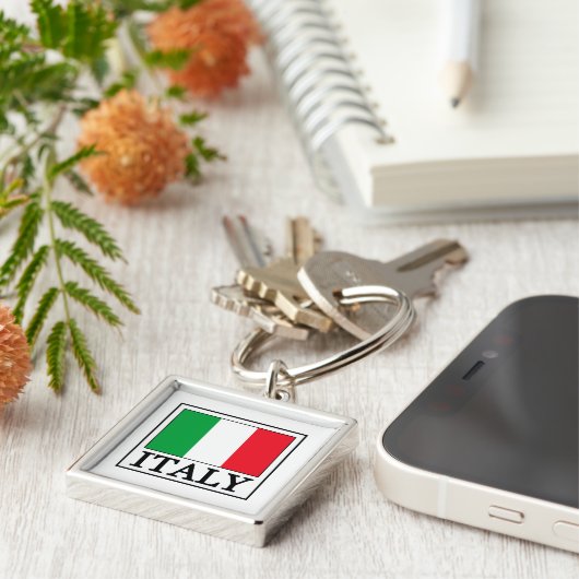 Italië sleutelhanger (Zijkant)
