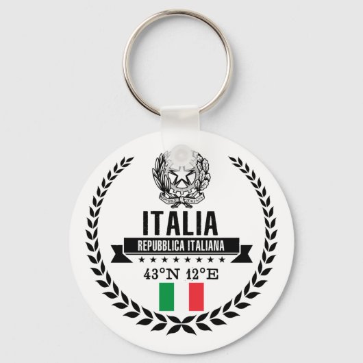Italië Sleutelhanger (Voorkant)