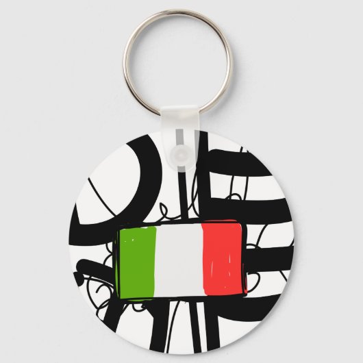 Italië Sleutelhanger (Voorkant)